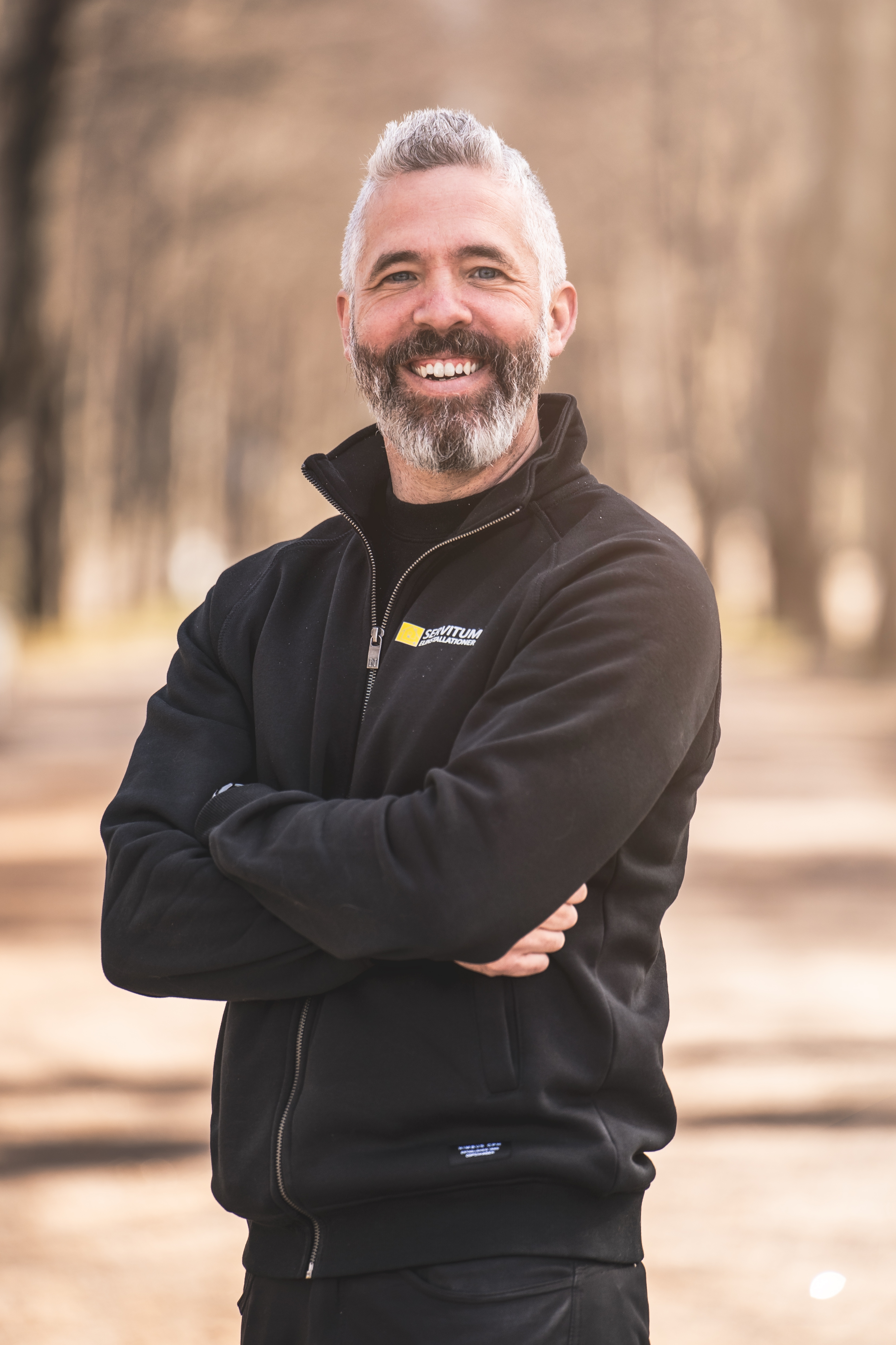 Elektriker installerar belysning